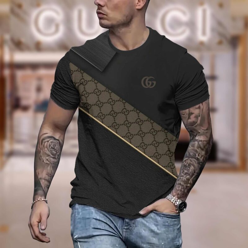 New 2025-  G  Luxury  Brand Premium T-Shirt Outfit For Men Women – Max011578