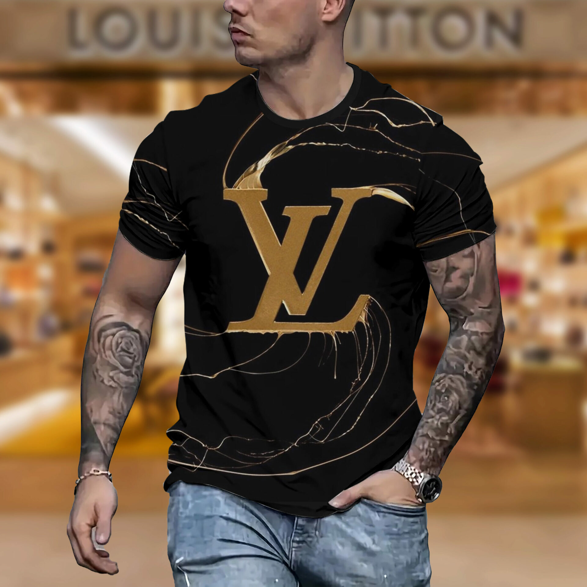2025 – L  Luxury Brand Premium T-Shirt Outfit For Men -Max011795