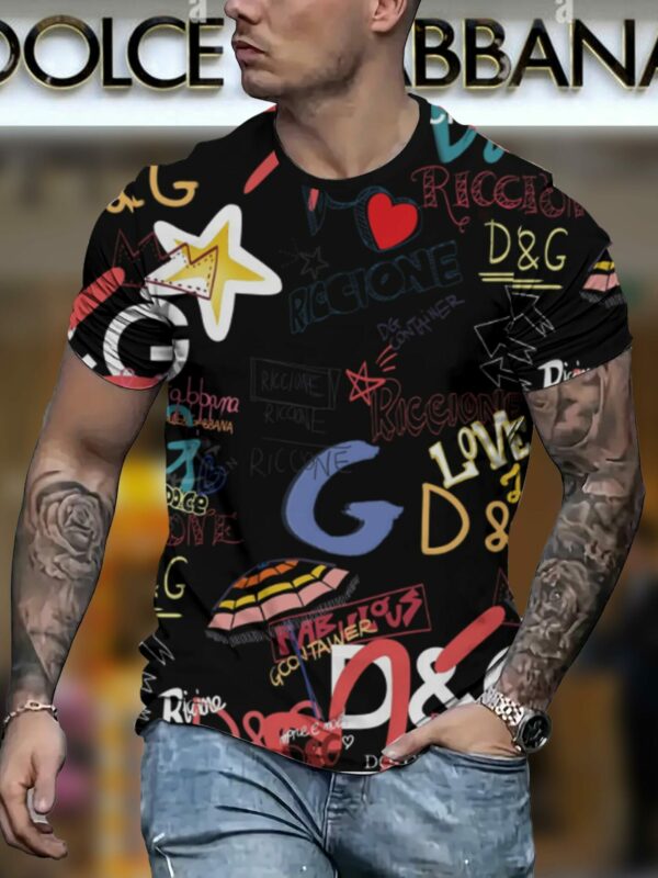 New 2025 – D Luxury Brand Premium T-Shirt Outfit For Men – Max012440