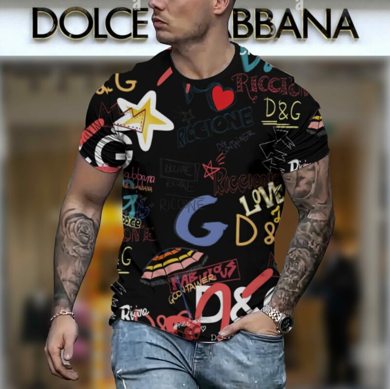 New 2025 – D Luxury Brand Premium T-Shirt Outfit For Men – Max012440