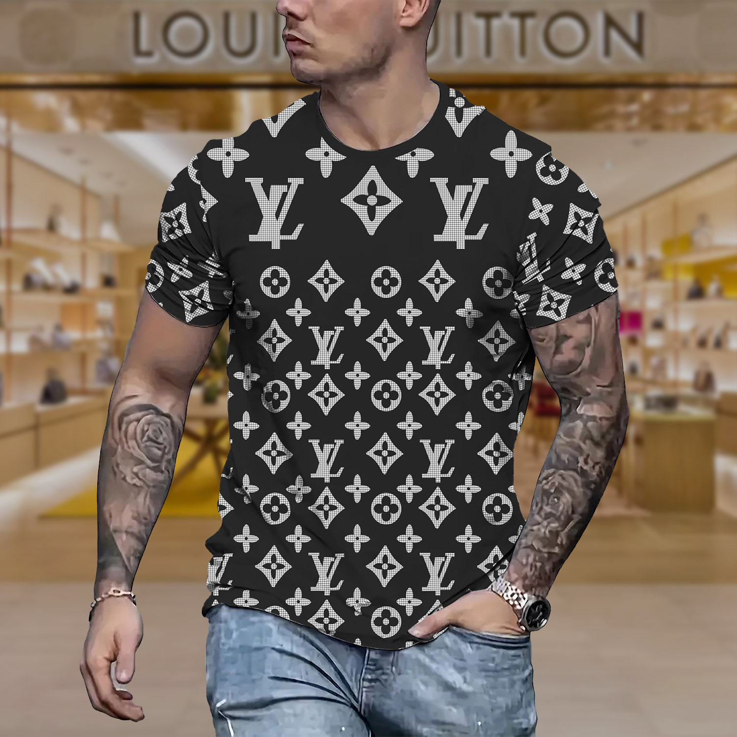 2025 – L  Luxury Brand Premium T-Shirt Outfit For Men -Max011461
