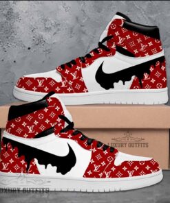 L.V High Air Jordan 1 Sneakers Shoes Hot 2023 Gifts Unisex -B9G-Max240524575