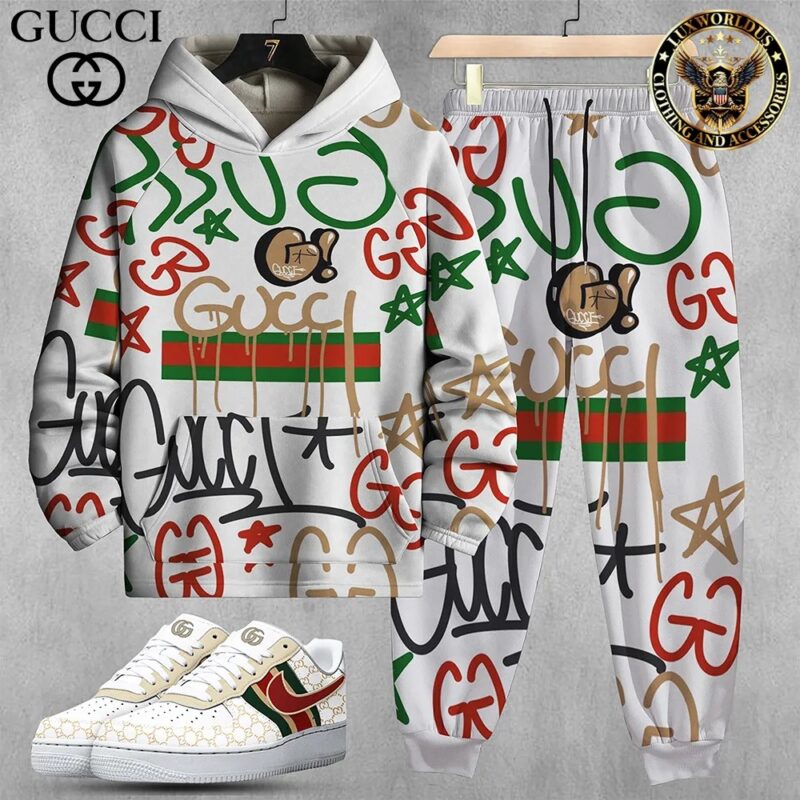 New 2025,G  G Limited Edition Set Hoodie & Pants Match AF1 Sneaker – Max2408253582
