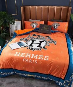 Hermes Limited Luxury Brand Bedding Set Home Decor – Max010083