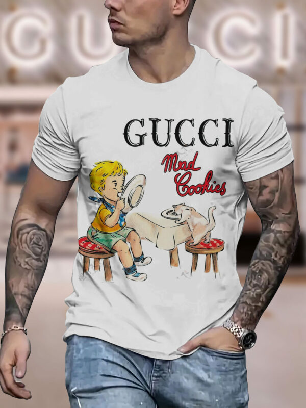 New 2025-  G  Luxury  Brand Premium T-Shirt Outfit For Men Women – Max011609