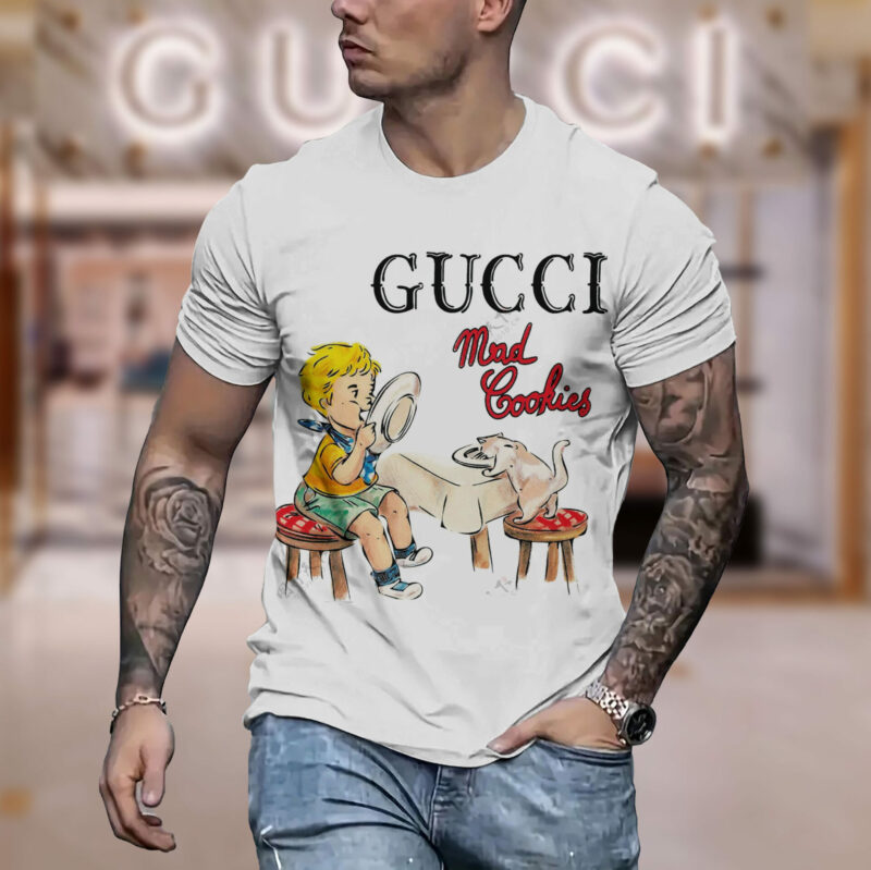 New 2025-  G  Luxury  Brand Premium T-Shirt Outfit For Men Women – Max011609