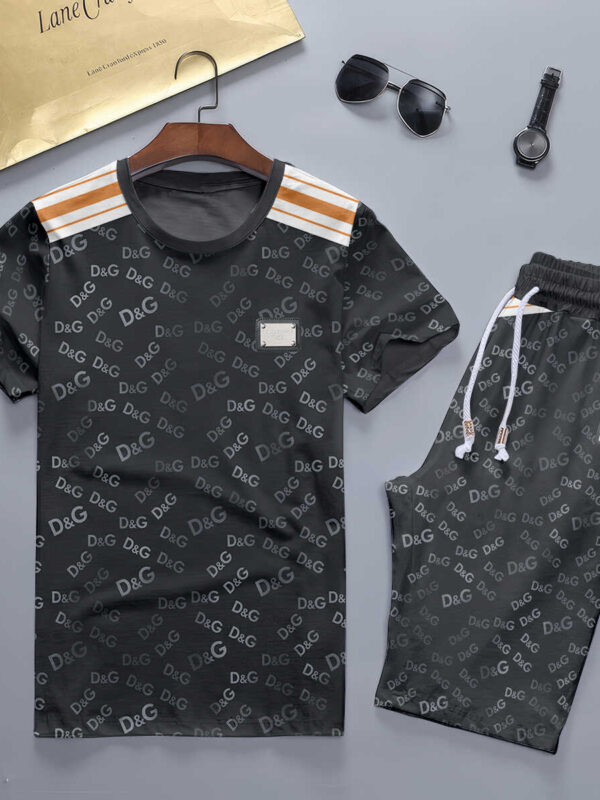2025 – Set G Tracksuit T-shirt & Shorts –   –TU24052930