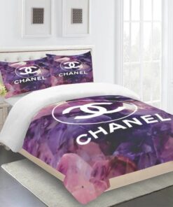 Chanel Premium Fashion Limited Luxury Brand Bedding Set Home Decor -Min00429