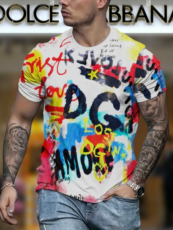 New 2025 – D Luxury Brand Premium T-Shirt Outfit For Men – Max012420