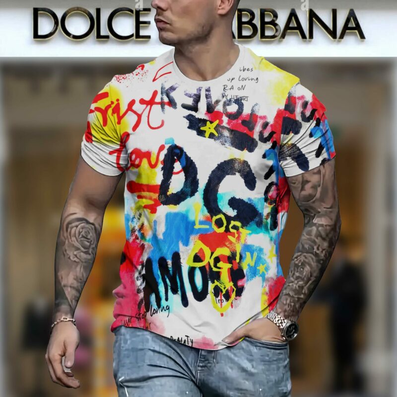 New 2025 – D Luxury Brand Premium T-Shirt Outfit For Men – Max012420