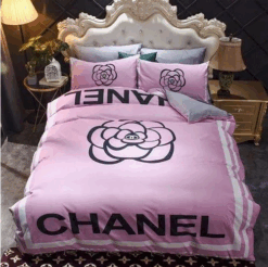 Chanel Premium Fashion Limited Luxury Brand Bedding Set Home Decor -Min00465