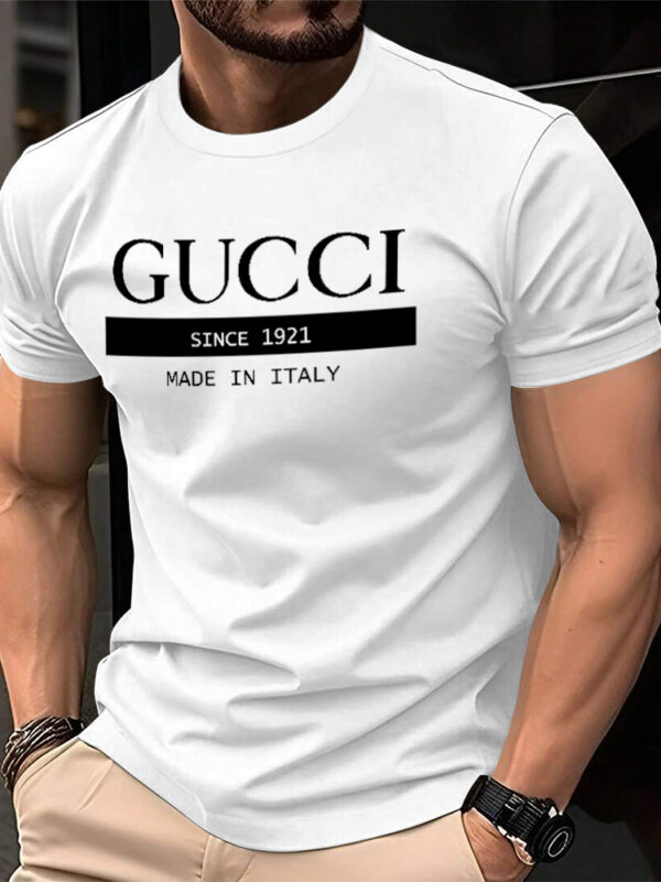 New 2025-  G  Luxury  Brand Premium T-Shirt Outfit For Men Women -CHIC5140116