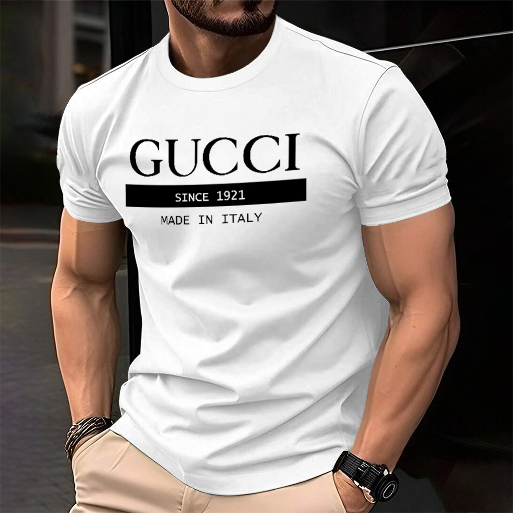 New 2025-  G  Luxury  Brand Premium T-Shirt Outfit For Men Women -CHIC5140116