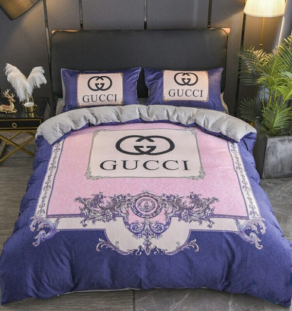 G  Premium Fashion Limited Luxury Brand Bedding Set Home Decor – Min00394