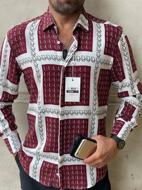 D Long Sleeve Shirt For Men – B9G-CCY-Max06430