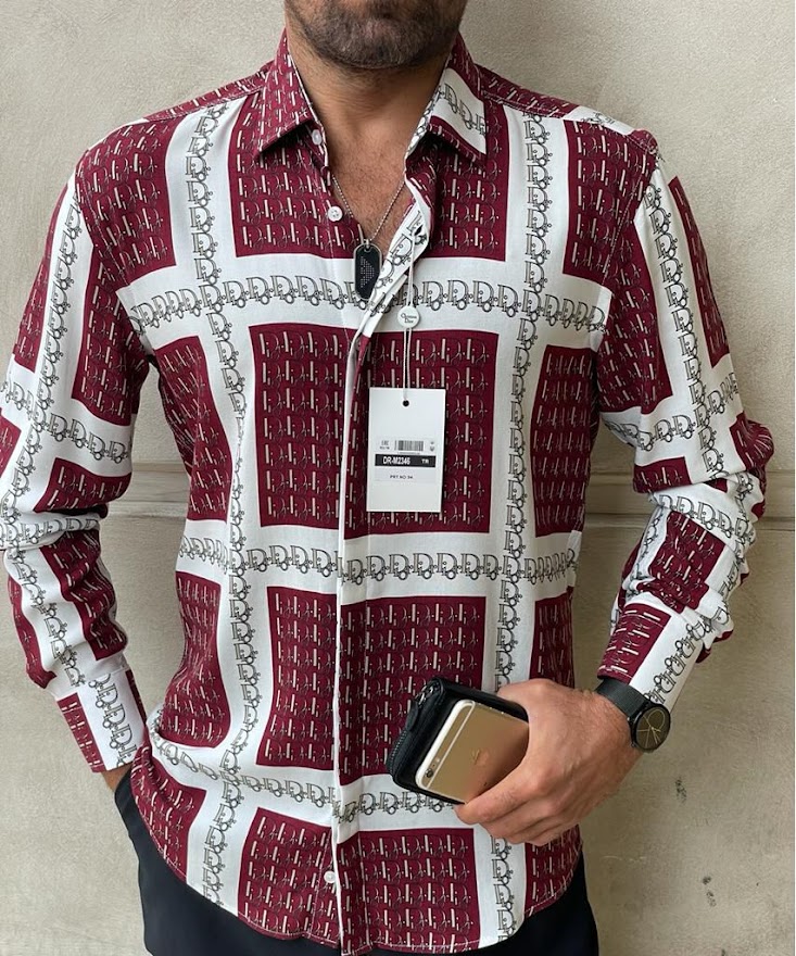 D Long Sleeve Shirt For Men – B9G-CCY-Max06430