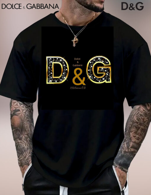 New 2025 – D Luxury Brand Premium T-Shirt Outfit For Men -Max012676