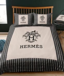 Hermes Limited Luxury Brand Bedding Set Home Decor -Max010062